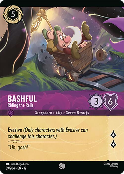 Bashful - Riding the Rails (Foil) (39/204) [Wilds Unknown] | Empire Gaming NC