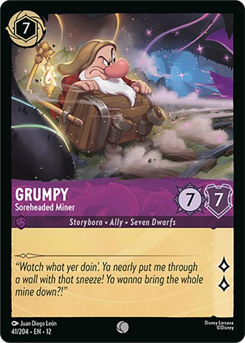 Grumpy - Soreheaded Miner (41/204) [Wilds Unknown] | Empire Gaming NC