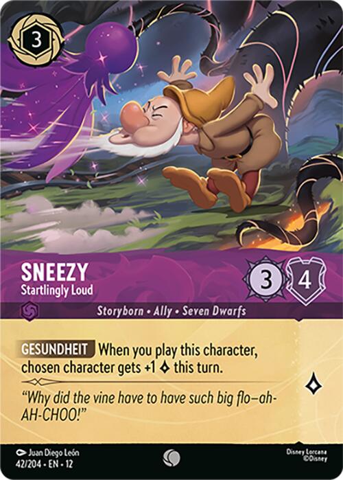 Sneezy - Startlingly Loud (Foil) (42/204) [Wilds Unknown] | Empire Gaming NC