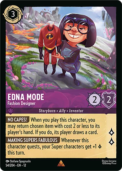 Edna Mode - Fashion Designer (54/204) [Wilds Unknown] | Empire Gaming NC