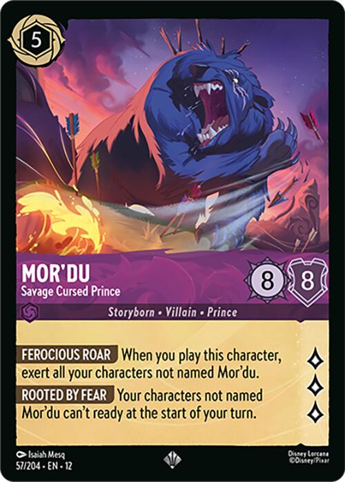 Mor'du - Savage Cursed Prince (57/204) [Wilds Unknown] | Empire Gaming NC