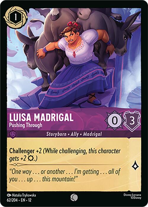 Luisa Madrigal - Pushing Through (62/204) [Wilds Unknown] | Empire Gaming NC