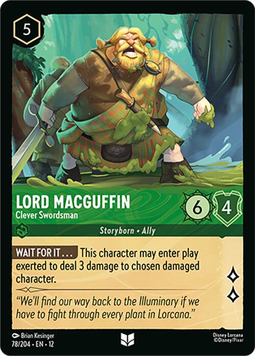 Lord MacGuffin - Clever Swordsman (78/204) [Wilds Unknown] | Empire Gaming NC