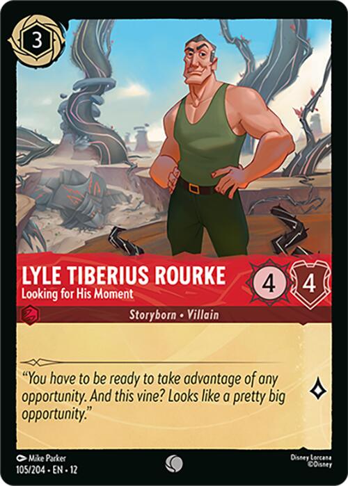Lyle Tiberius Rourke - Looking for His Moment (105/204) [Wilds Unknown] | Empire Gaming NC
