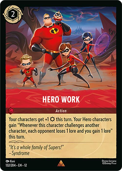 Hero Work (132/204) [Wilds Unknown] | Empire Gaming NC