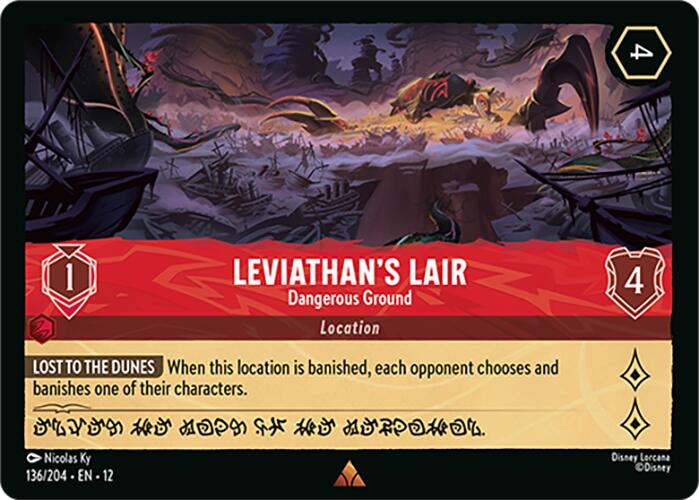 Leviathan's Lair - Dangerous Ground (136/204) [Wilds Unknown] | Empire Gaming NC
