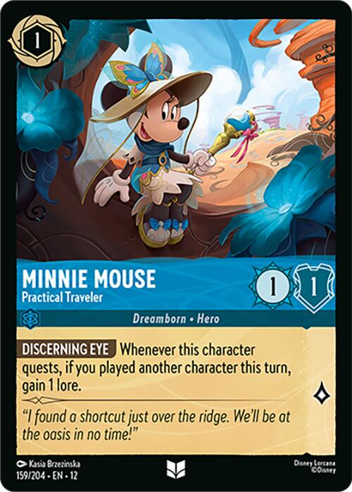 Minnie Mouse - Practical Traveler (159/204) [Wilds Unknown] | Empire Gaming NC