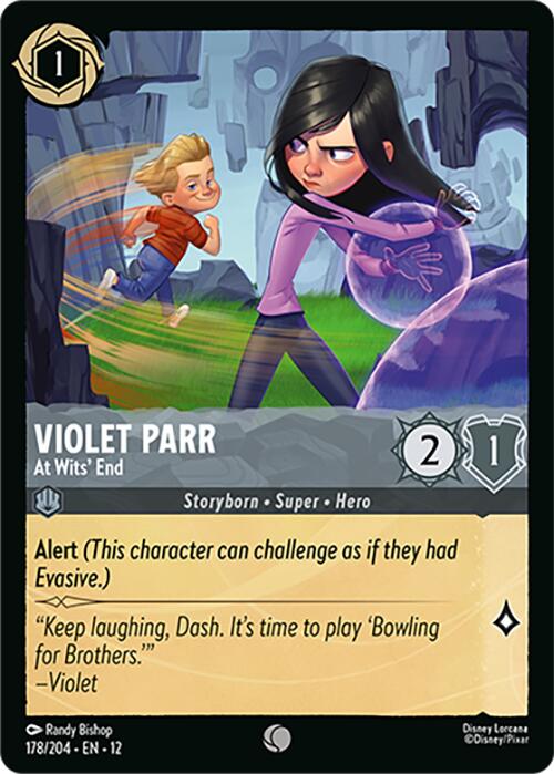 Violet Parr - At Wits' End (178/204) [Wilds Unknown] | Empire Gaming NC