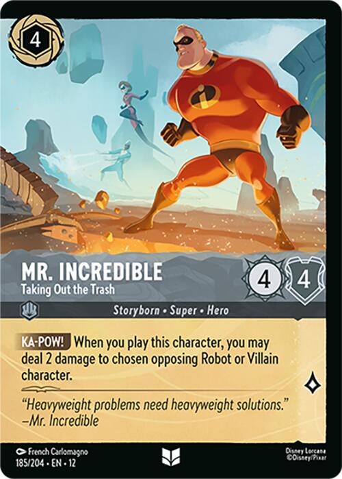Mr. Incredible - Taking Out the Trash (Foil) (185/204) [Wilds Unknown] | Empire Gaming NC
