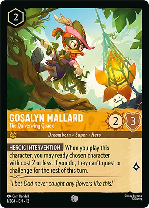 Gosalyn Mallard - The Quiverwing Quack (1/204) [Wilds Unknown] | Empire Gaming NC
