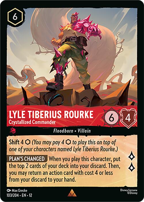 Lyle Tiberius Rourke - Crystallized Commander (103/204) [Wilds Unknown] | Empire Gaming NC