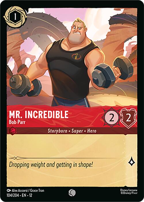 Mr. Incredible - Bob Parr (104/204) [Wilds Unknown] | Empire Gaming NC