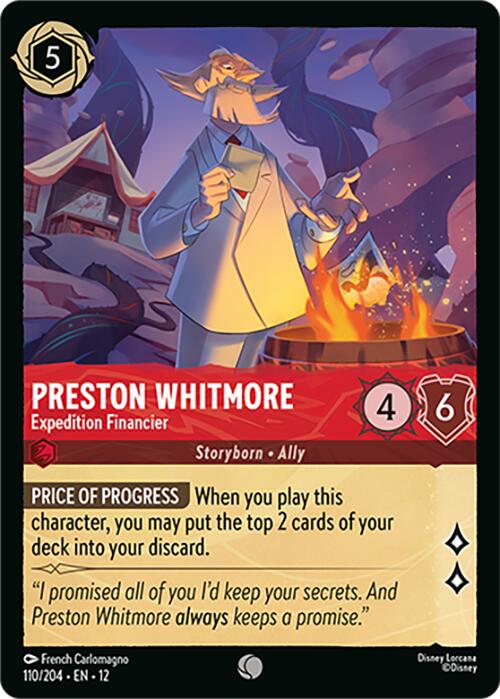 Preston Whitmore - Expedition Financier (110/204) [Wilds Unknown] | Empire Gaming NC