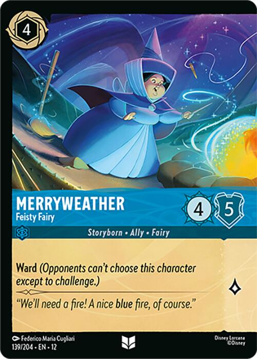 Merryweather - Feisty Fairy (Foil) (139/204) [Wilds Unknown] | Empire Gaming NC