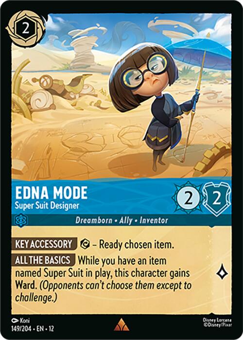 Edna Mode - Super Suit Designer (149/204) [Wilds Unknown] | Empire Gaming NC