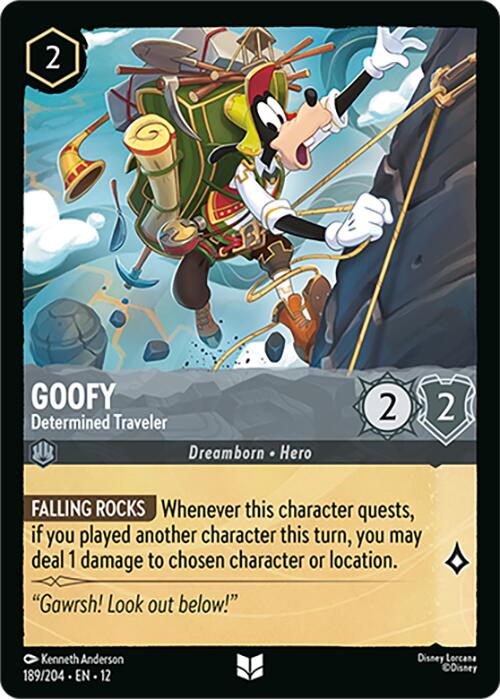 Goofy - Determined Traveler (189/204) [Wilds Unknown] | Empire Gaming NC