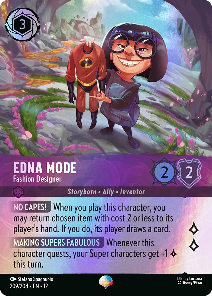 Edna Mode - Fashion Designer (Epic) (209/204) [Wilds Unknown] | Empire Gaming NC