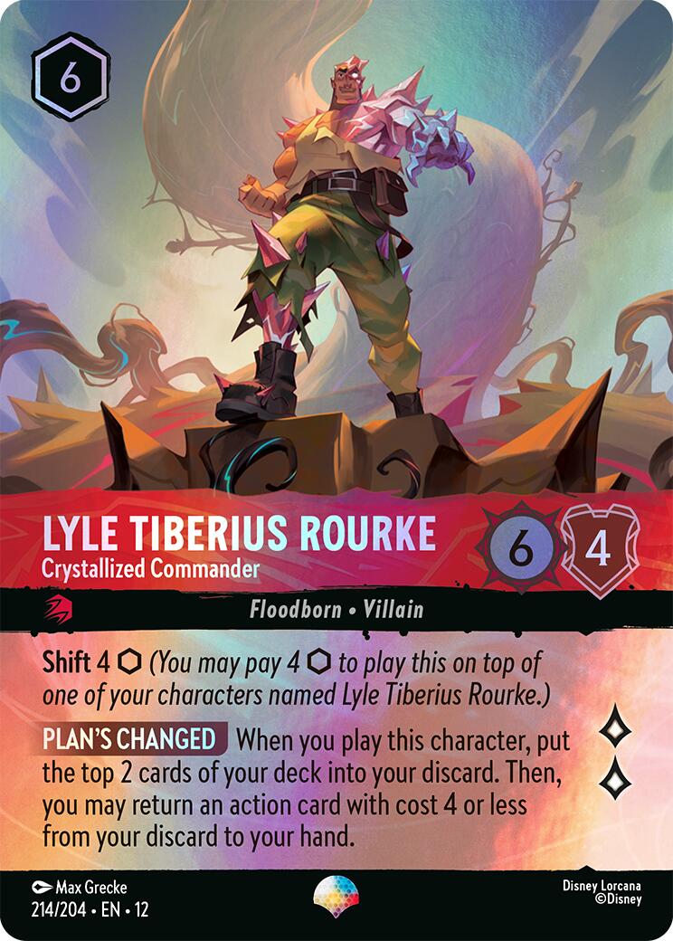 Lyle Tiberius Rourke - Crystallized Commander (Epic) (214/204) [Wilds Unknown] | Empire Gaming NC
