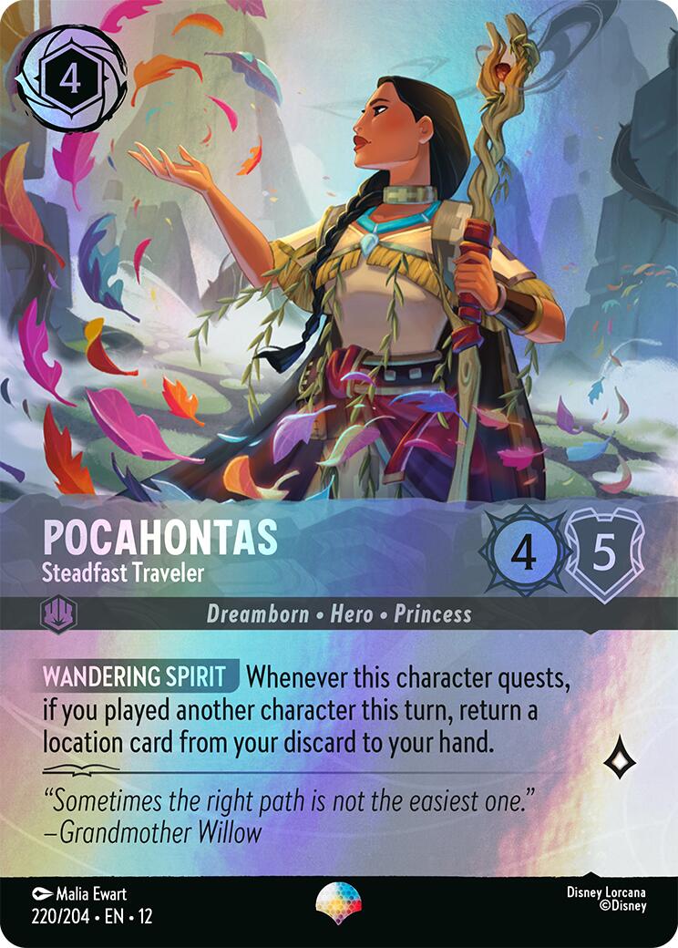 Pocahontas - Steadfast Traveler (Epic) (220/204) [Wilds Unknown] | Empire Gaming NC
