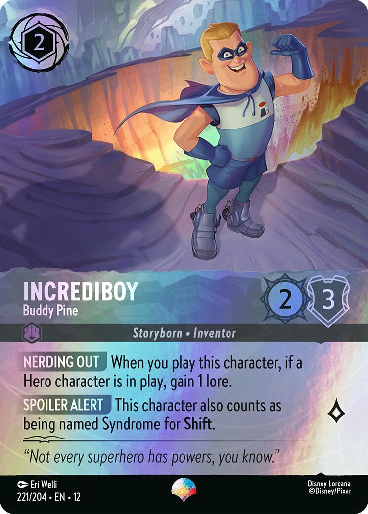 Incrediboy - Buddy Pine (Epic) (221/204) [Wilds Unknown] | Empire Gaming NC