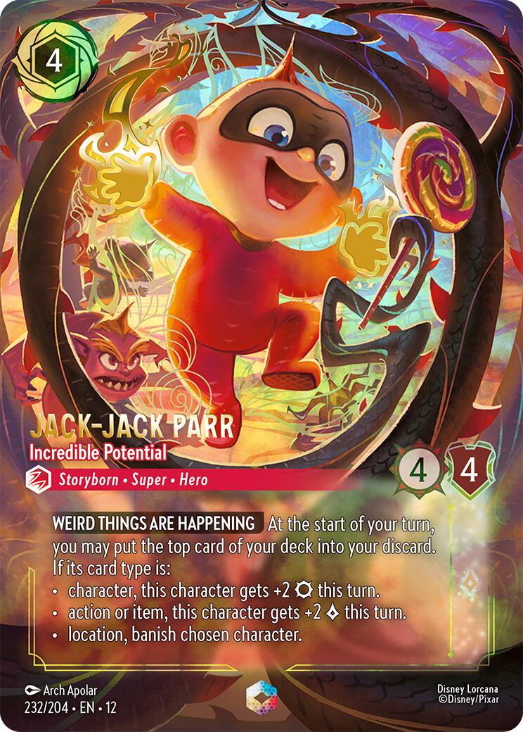 Jack-Jack Parr - Incredible Potential (Enchanted) (232/204) [Wilds Unknown] | Empire Gaming NC