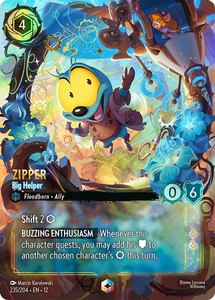 Zipper - Big Helper (Enchanted) (235/204) [Wilds Unknown] | Empire Gaming NC