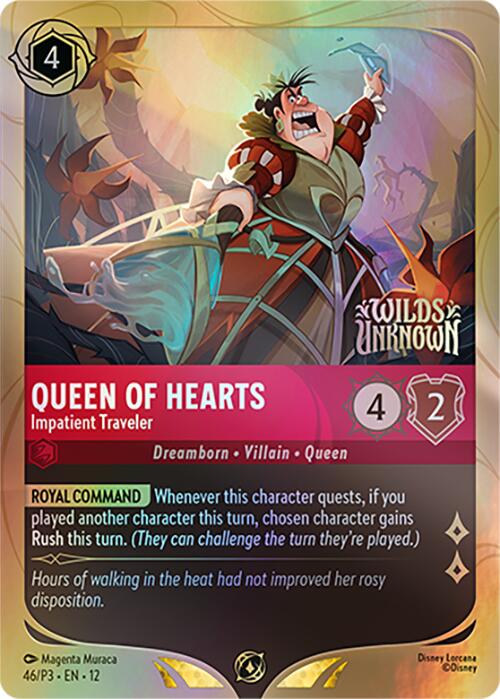 Queen of Hearts - Impatient Traveler (46) [Promo Cards] | Empire Gaming NC