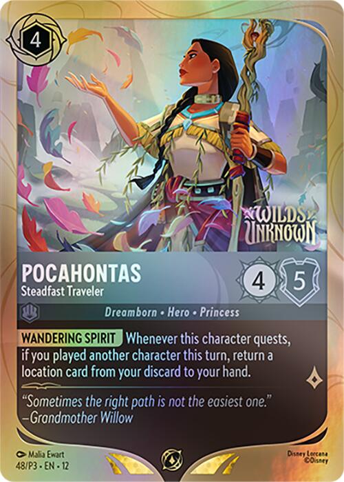 Pocahontas - Steadfast Traveler (48) [Promo Cards] | Empire Gaming NC