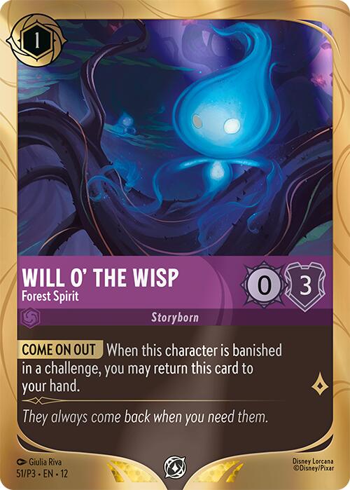Will o' the Wisp - Forest Spirit (51) [Promo Cards] | Empire Gaming NC