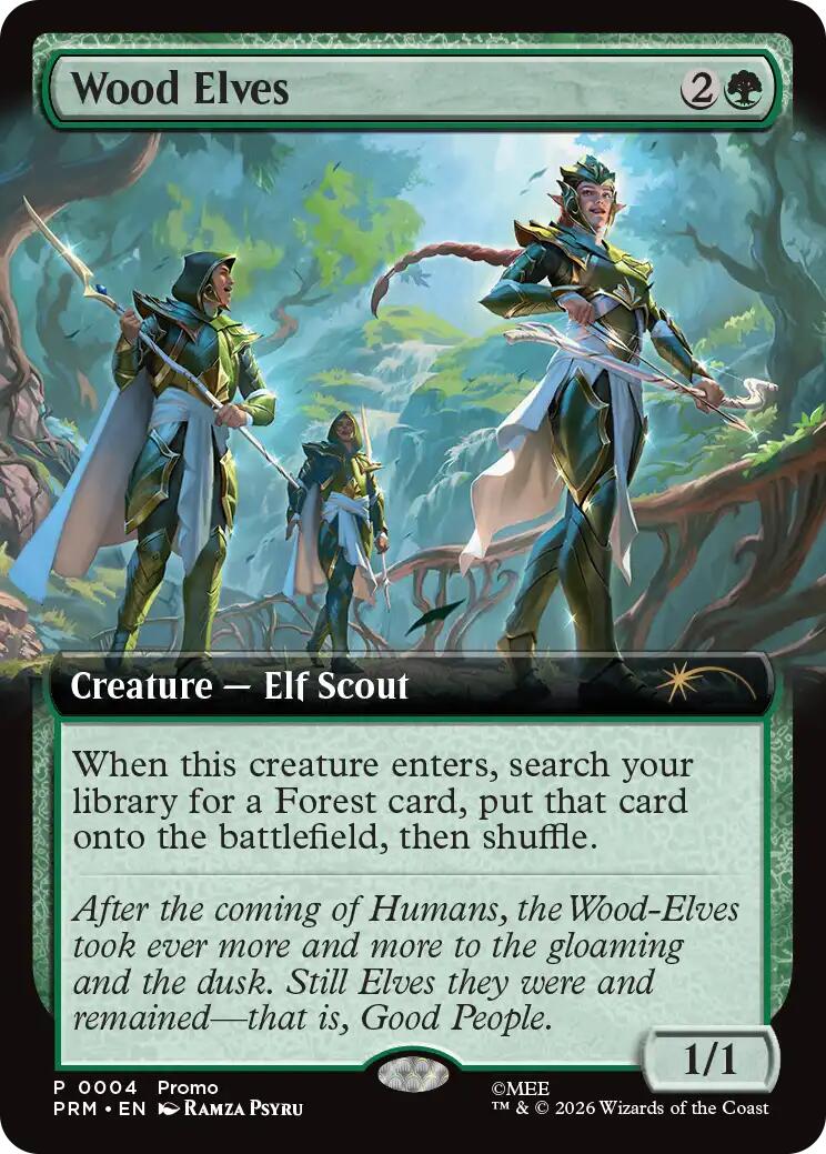 Wood Elves (Extended Art) [Media Promos] | Empire Gaming NC