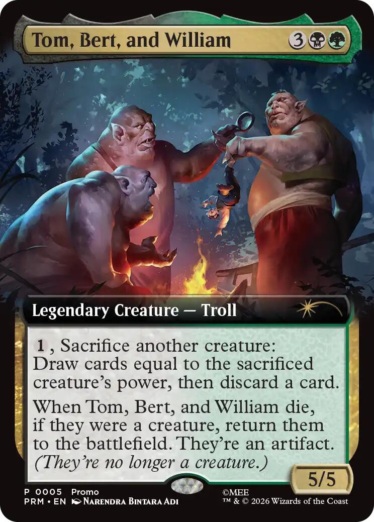 Tom, Bert, and William (Extended Art) [Media Promos] | Empire Gaming NC