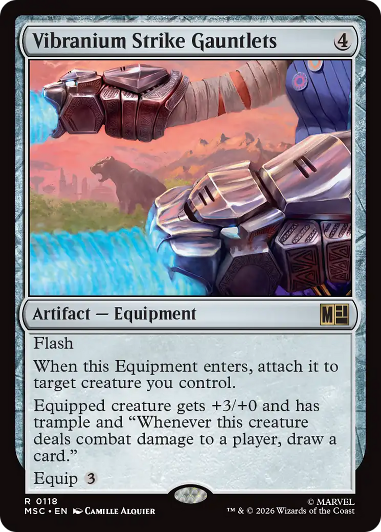 Vibranium Strike Gauntlets (Surge Foil) [Marvel Super Heroes Commander] | Empire Gaming NC