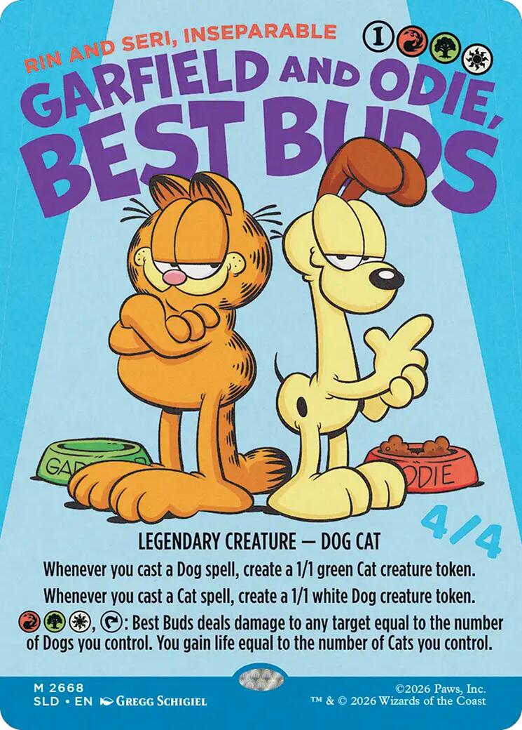 Garfield and Odie, Best Buds - Rin and Seri, Inseparable [Secret Lair Drop Series] | Empire Gaming NC