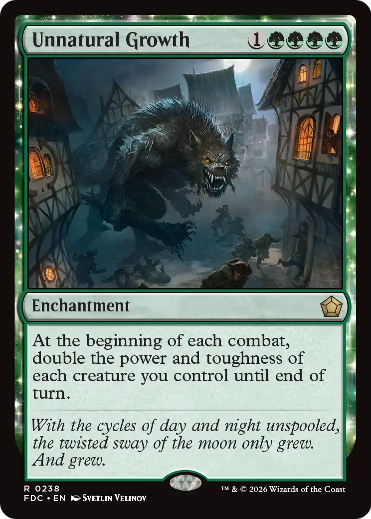 Unnatural Growth [Foundations Commander] | Empire Gaming NC