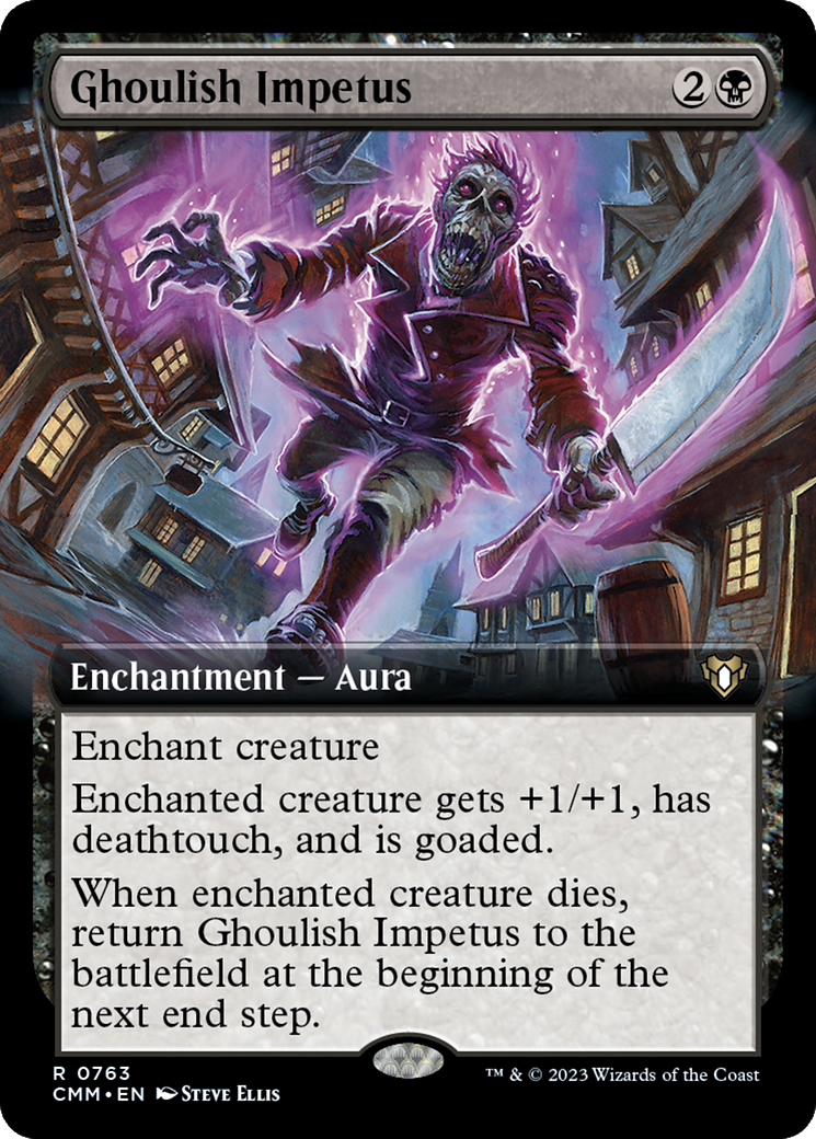 Ghoulish Impetus (Extended Art) [Commander Masters] | Empire Gaming NC