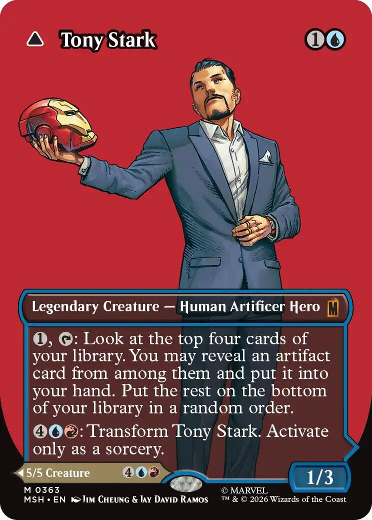 Tony Stark (Borderless) (0363) [Marvel Super Heroes] | Empire Gaming NC