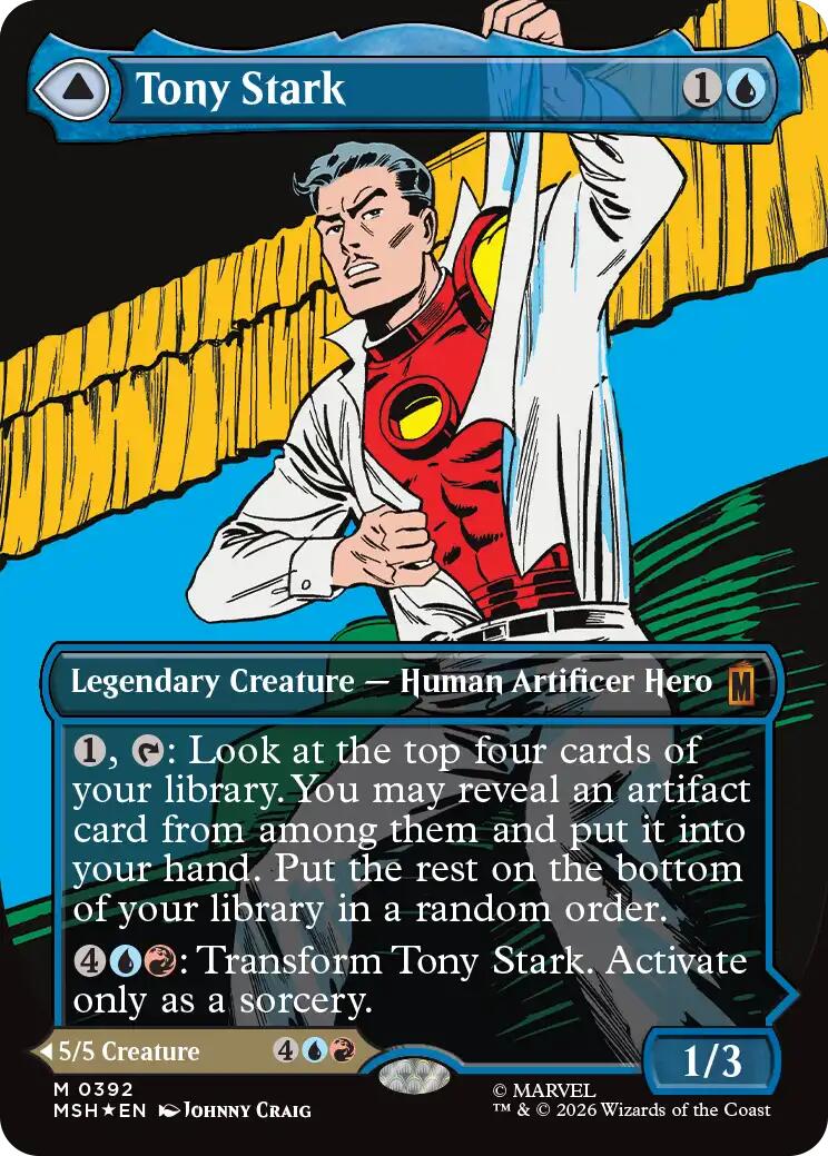 Tony Stark (Borderless) (0392) [Marvel Super Heroes] | Empire Gaming NC
