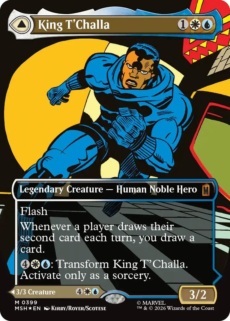 King T'Challa (Borderless) (0399) [Marvel Super Heroes] | Empire Gaming NC