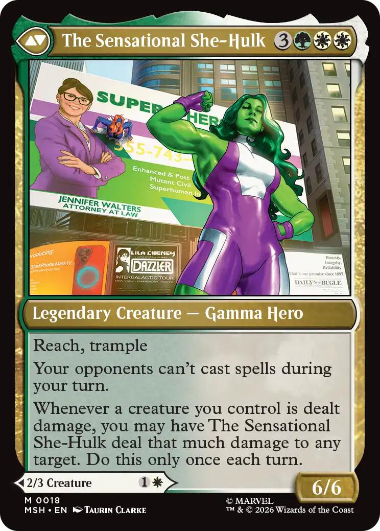 Jennifer Walters // The Sensational She-Hulk [Marvel Super Heroes] | Empire Gaming NC