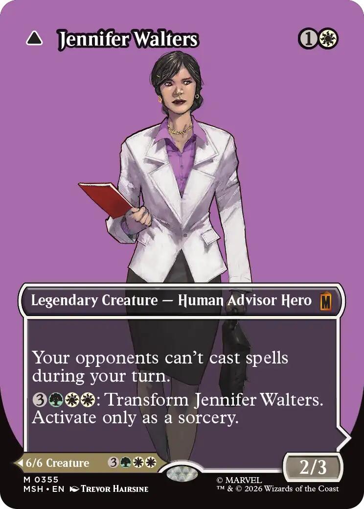 Jennifer Walters // The Sensational She-Hulk (Borderless) (0355) [Marvel Super Heroes] | Empire Gaming NC