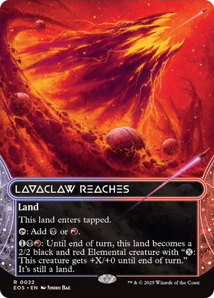 Lavaclaw Reaches (0022) (Borderless) [Edge of Eternities: Stellar Sights] | Empire Gaming NC