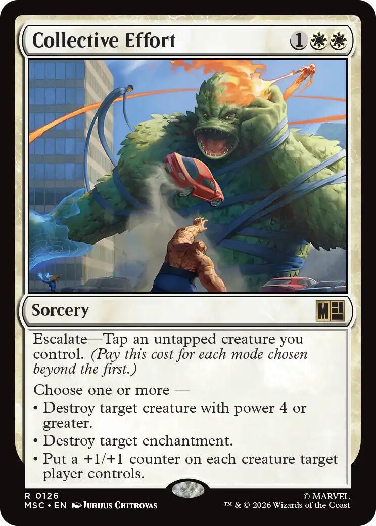 Collective Effort [Marvel Super Heroes Commander] | Empire Gaming NC