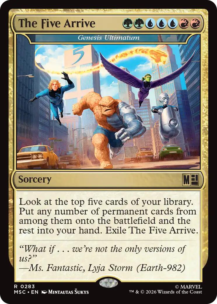 The Five Arrive - Genesis Ultimatum [Marvel Super Heroes Commander] | Empire Gaming NC