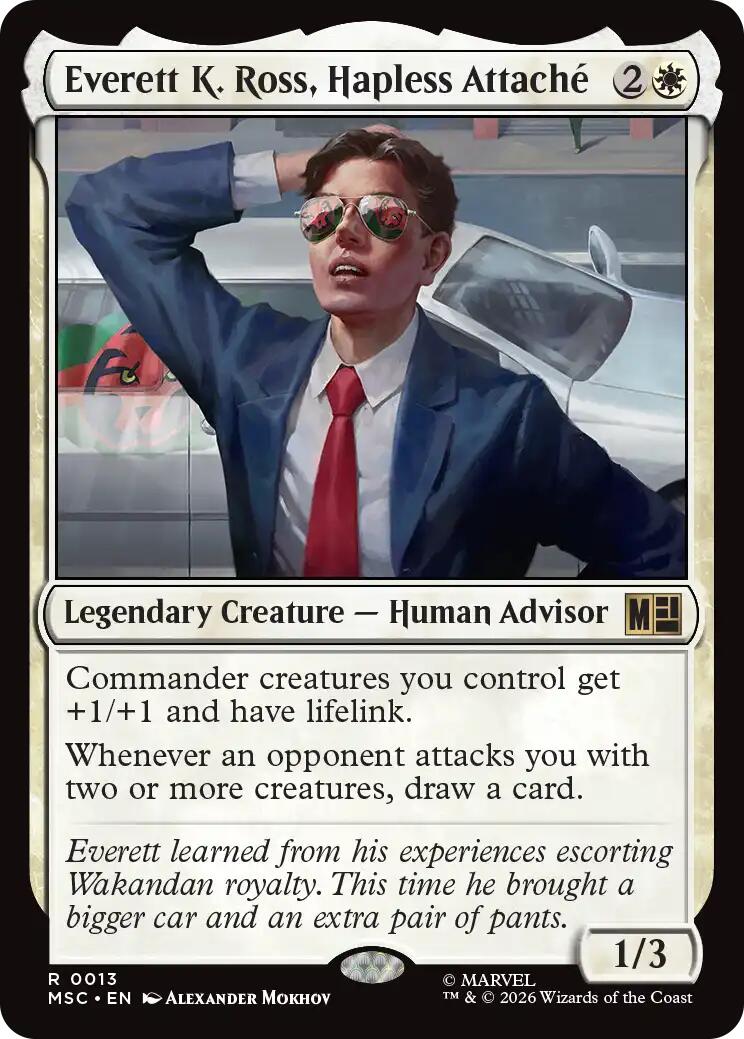 Everett K. Ross, Hapless Attache (Surge Foil) [Marvel Super Heroes Commander] | Empire Gaming NC