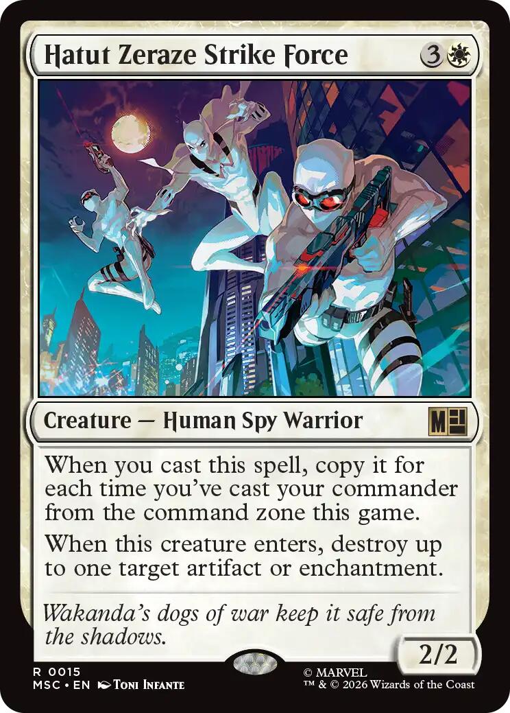 Hatut Zeraze Strike Force (Surge Foil) [Marvel Super Heroes Commander] | Empire Gaming NC