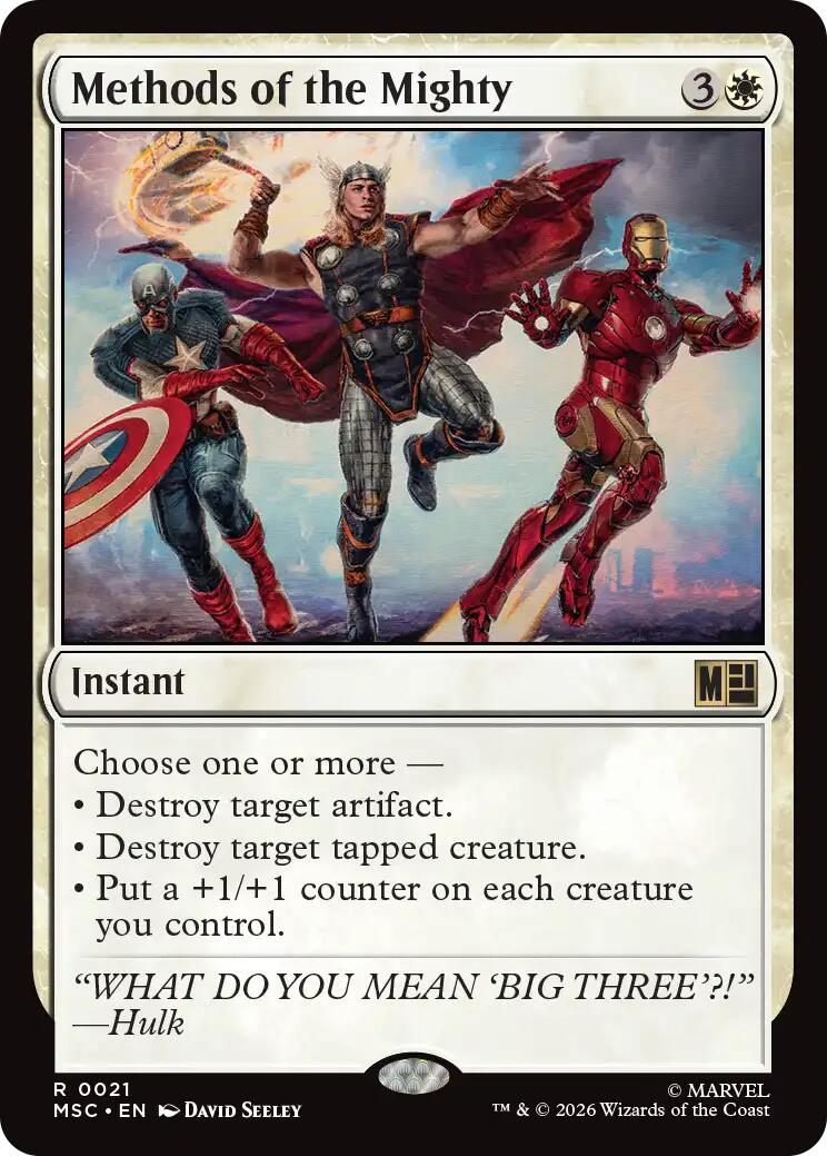 Methods of the Mighty (Surge Foil) [Marvel Super Heroes Commander] | Empire Gaming NC