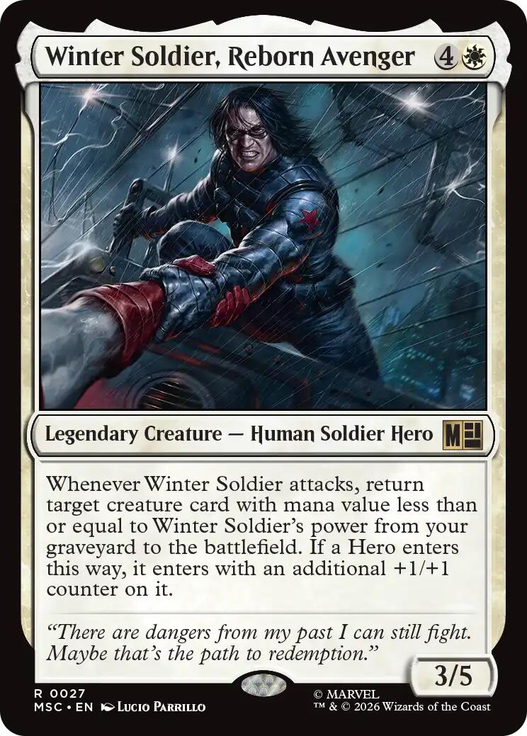 Winter Soldier, Reborn Avenger (Surge Foil) [Marvel Super Heroes Commander] | Empire Gaming NC