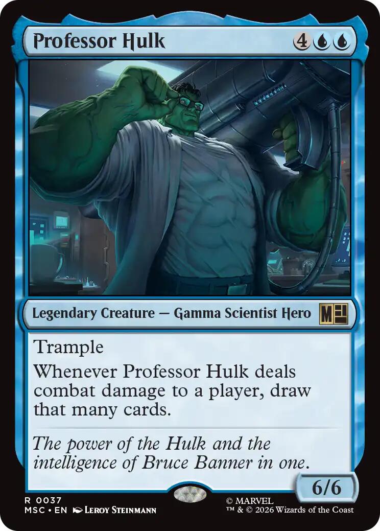 Professor Hulk (Surge Foil) [Marvel Super Heroes Commander] | Empire Gaming NC