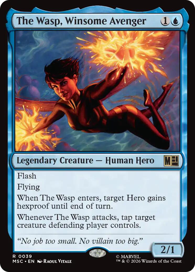 The Wasp, Winsome Avenger (Surge Foil) [Marvel Super Heroes Commander] | Empire Gaming NC