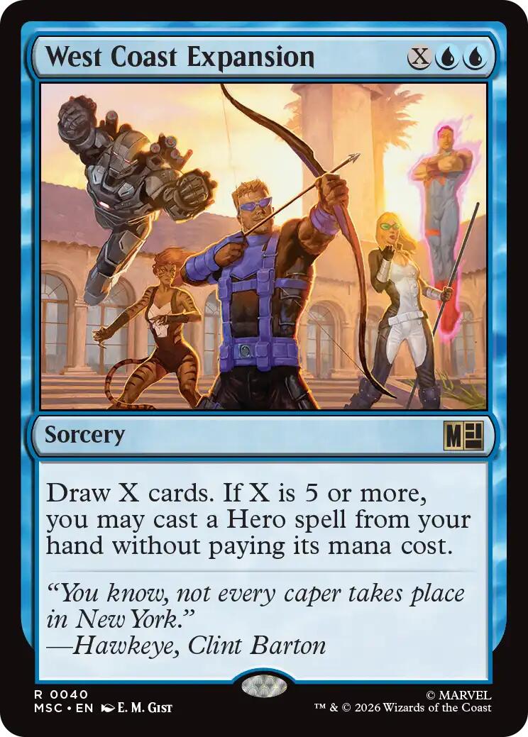 West Coast Expansion (Surge Foil) [Marvel Super Heroes Commander] | Empire Gaming NC